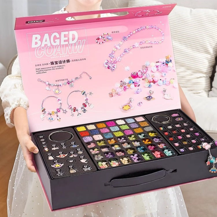 Children's Bracelet String Beads Handicraft DIY Material Toy Girls' Jewelry Box Creative