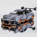 Cement Gray Sports Car Assembled Building Block Toys