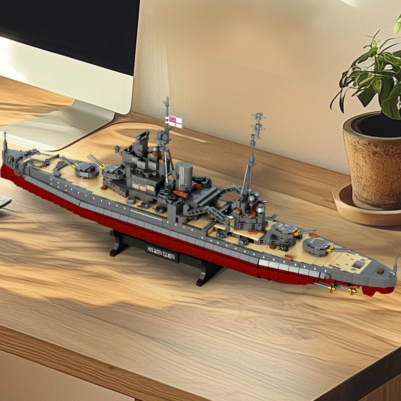 Battleship Military Building Blocks Model Assembly Toys