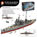 Battleship Military Building Blocks Model Assembly Toys