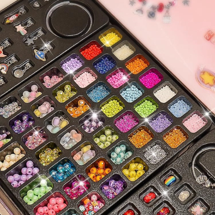 Children's Bracelet String Beads Handicraft DIY Material Toy Girls' Jewelry Box Creative
